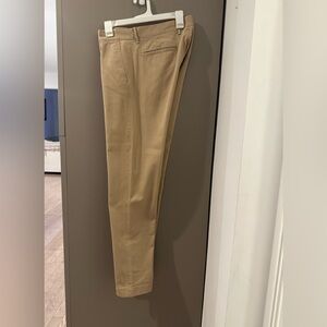 J. Crew Flex Khaki pants, size W34, L34, flat front, very good condition